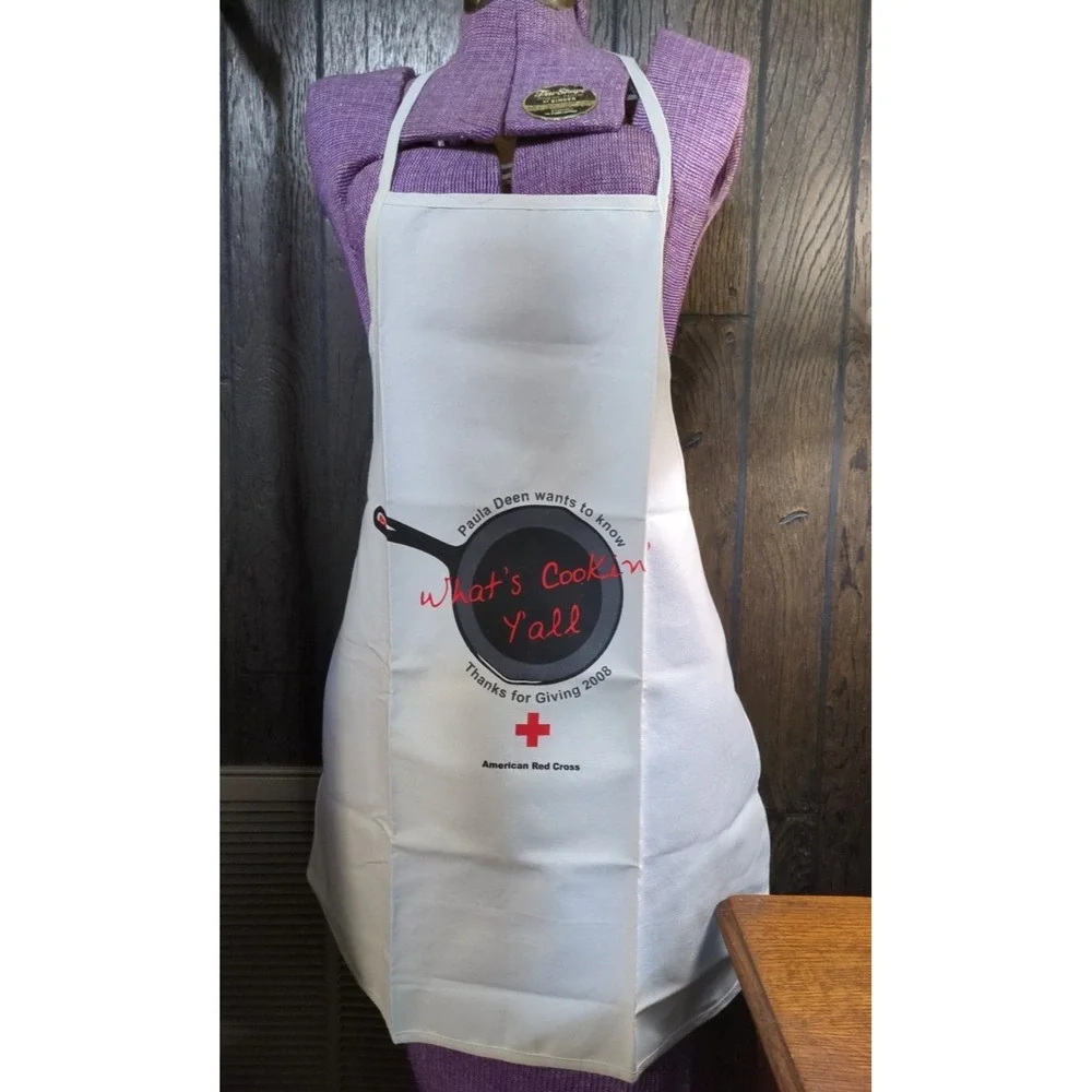Paula‎ Deen Apron Red Cross 2008 Giveaway 